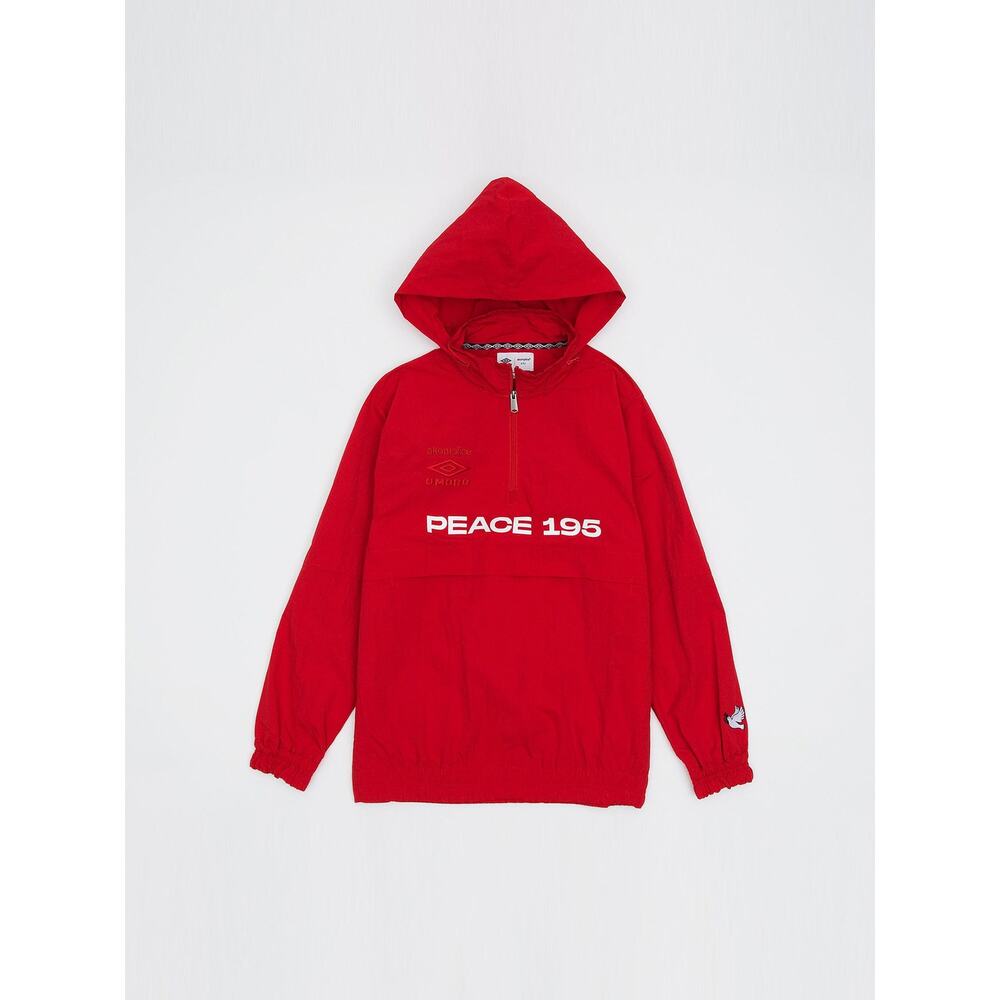 Red AK + Umbro - World Peace Nylon 1/4 Zip